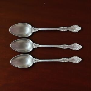 Ron Royale 18-8 Stainless Bloomingdale 3 Table Spoon Replacement Flatware Japan